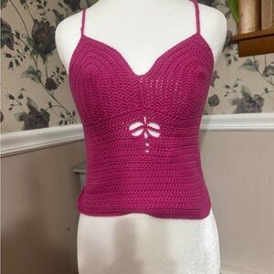 Handmade crotchet top
